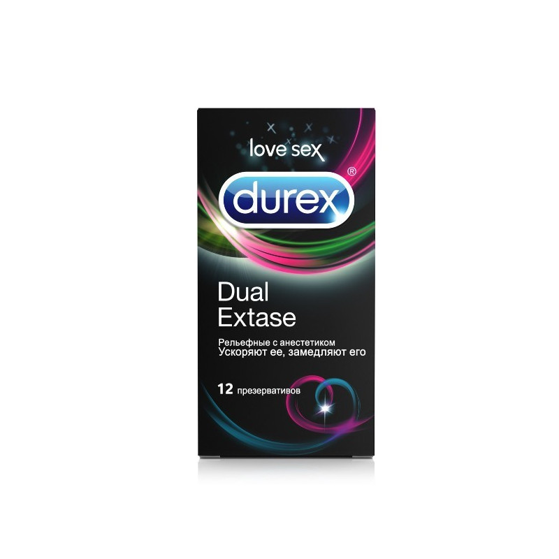 Buy Durex condoms dual extase №12