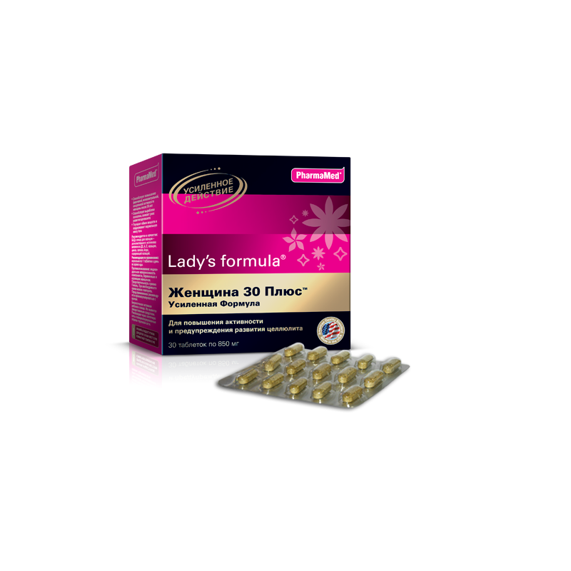 Buy Lady-formula woman 30+ reinforced formula tablets number 30