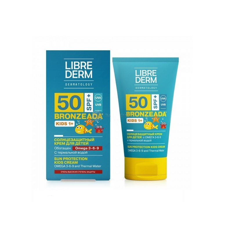 Buy Librederm (librederm) bronziada cream for children sunscreen spf50 + tube 150ml