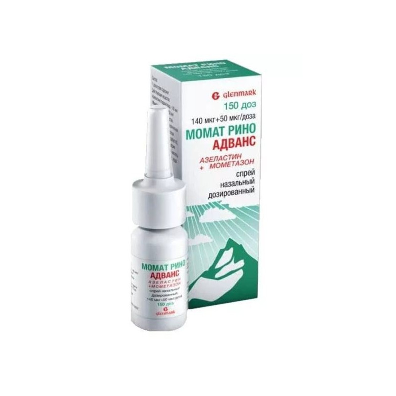 Buy Momat Rino Advance Spray nasal 140/50 μg / dose 150 doses