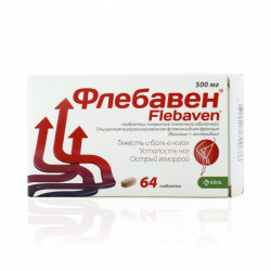 Buy Flebaven Coated Tablets 500mg №64