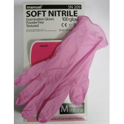 Buy Nitrile non-sterile gloves size m pair