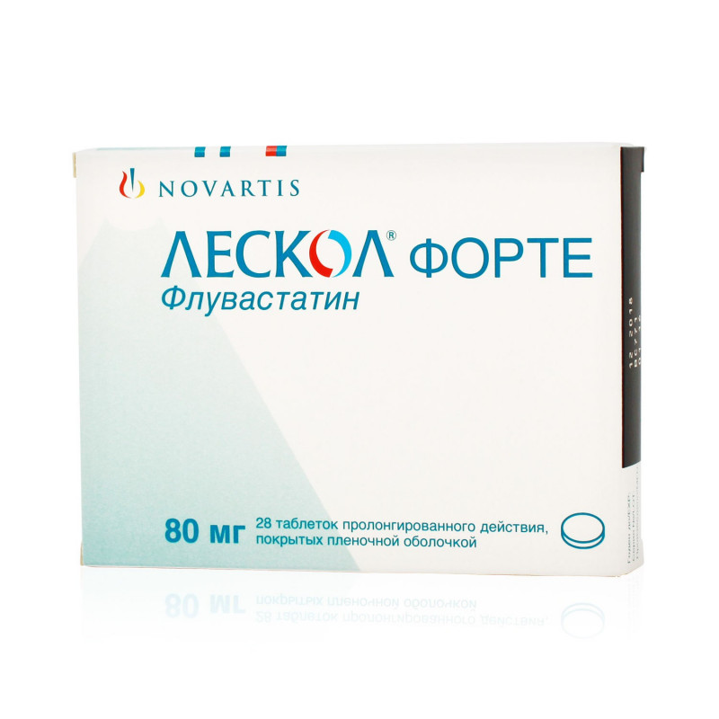 Buy Leskol forte pills coated 80mg №28