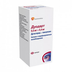 Buy Duodart capsules 0.5 mg + 0.4 mg №90