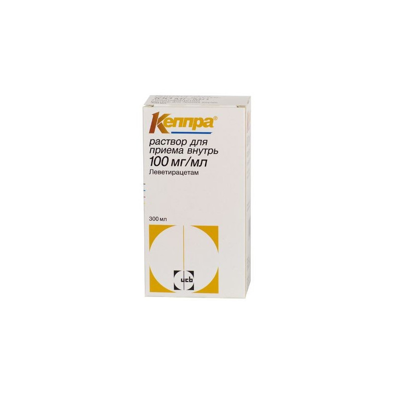 Buy Keppra solution 100mg / ml 300ml bottle