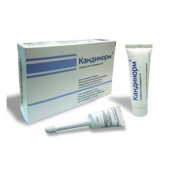 Buy Kandinorm crystalmatrix complex gel for intimate hygiene 30ml + 3 * 6ml