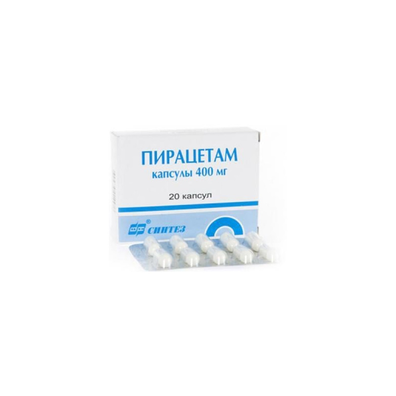 Buy Piracetam capsules 400mg №20