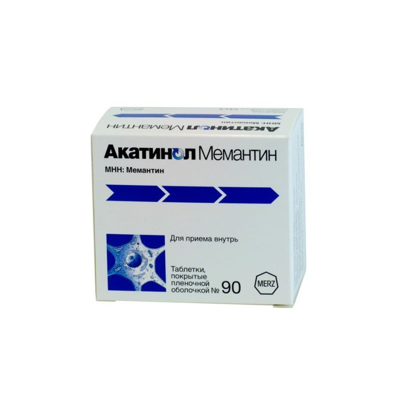 Buy Akatinol memantine coated tablets 10mg №90