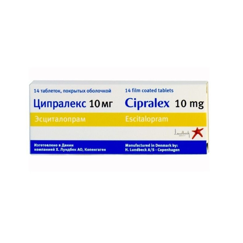Buy Tsipraleks tablets 10 mg No. 14