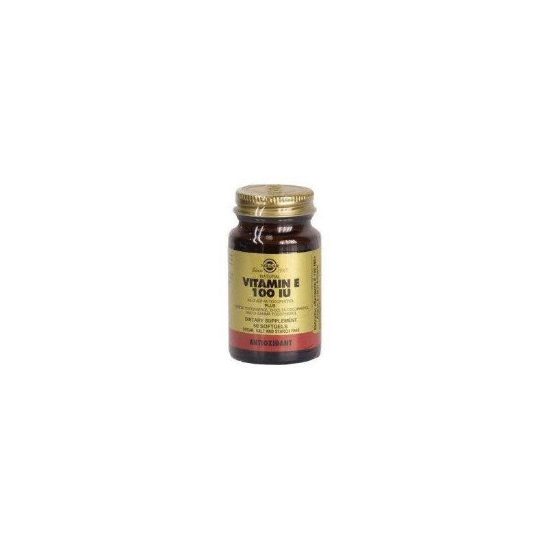 Buy Solgar (slang) vitamin e capsules 100me №50