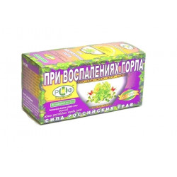 Buy Herbal tea is the power of Russia. herbs No. 30 with inflammation of the throat filter pack 1.5 g No. 20