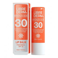 Buy Librederm (libiberm) Bronziada lip balm with panthenol sun shakers spf30 4g