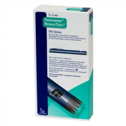 Buy Levemir flekspen subcutaneous injection 100 units / ml syringe pen 3 ml No. 5