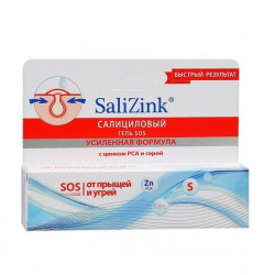 Buy Salizink (salitsink) gel-sos local action for problem skin 15ml