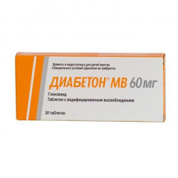 Buy Diabeton mv tablets 60mg №30