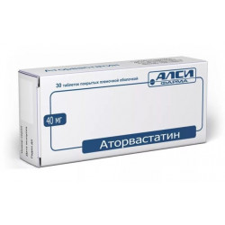 Buy Atorvastatin tablets 40mg №30
