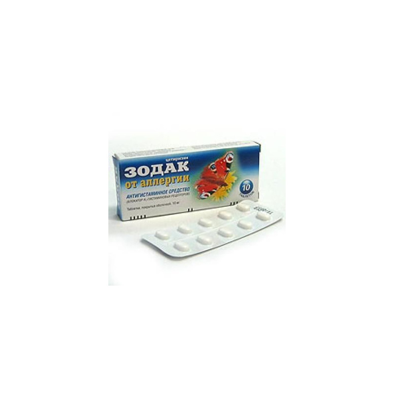 Buy Zodak pills 10mg number 10