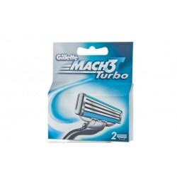 Buy Gillette Mach 3 turbo cassette (2pcs)
