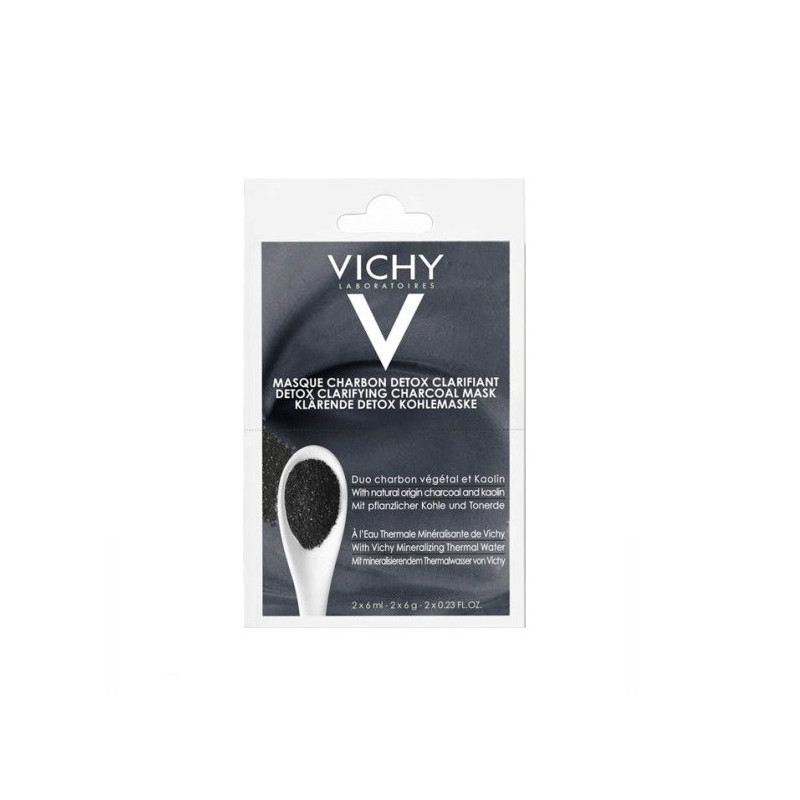Buy Vichy (Vichy) detox mask with charcoal sachet 2x6ml