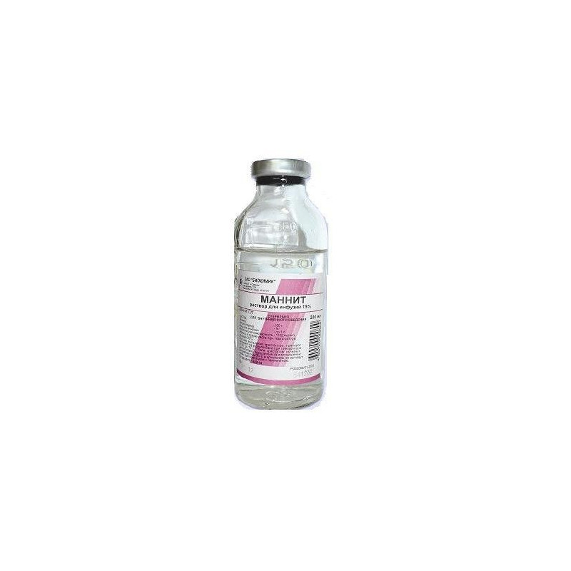 Buy Mannitol solution for infusions of 15% bottle 200ml