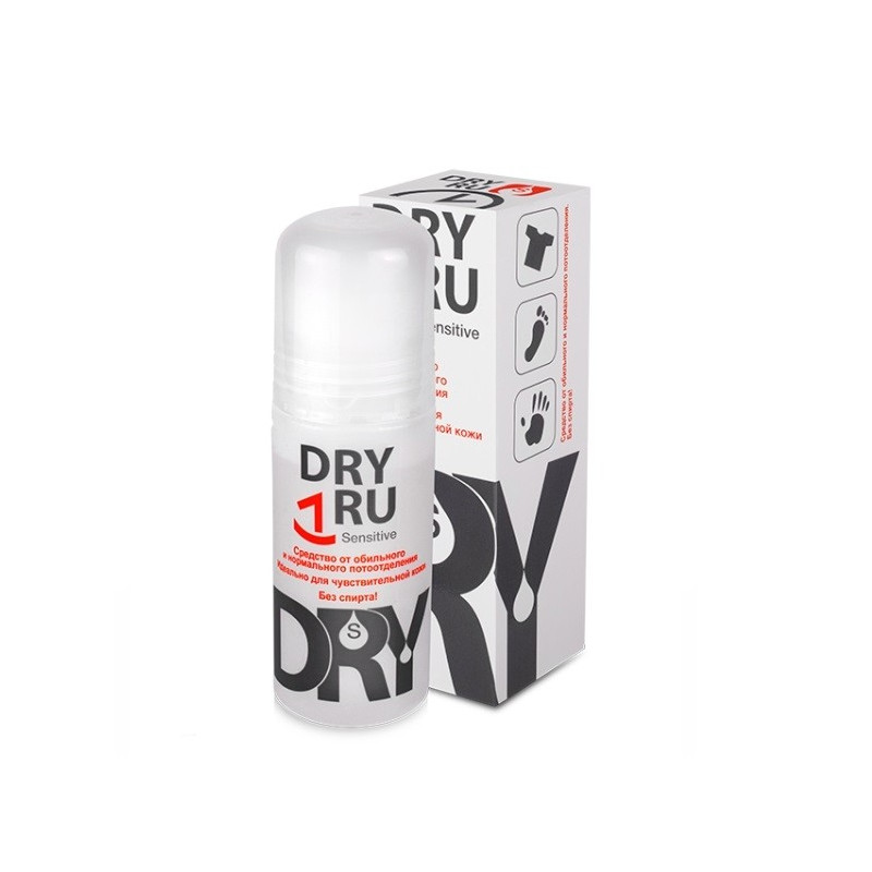 Buy Druyru sensitive remedy for heavy, normal sweating 50ml