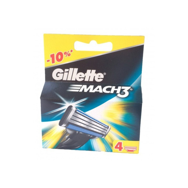 Buy Gillette Mach 3 cassettes (4pcs)