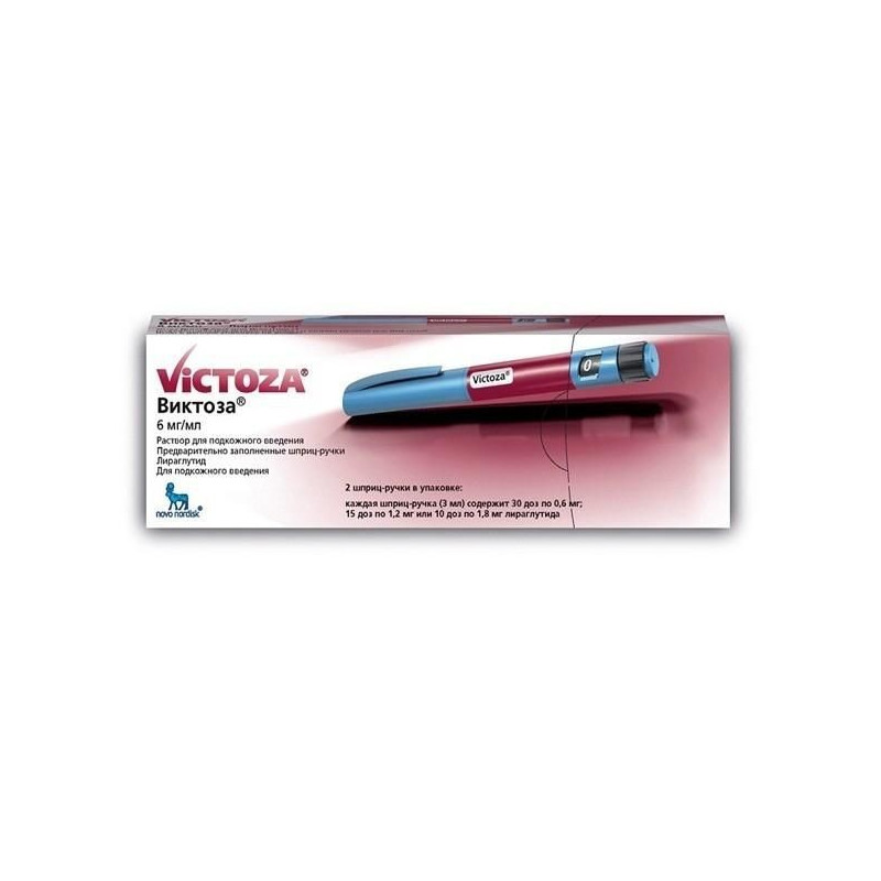 Buy Viktoza syringe pen 6mg / ml 3ml №2