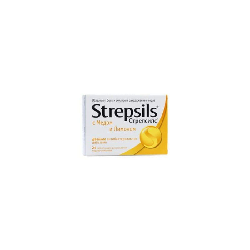 Buy Strepsils candy №24 honey - lemon