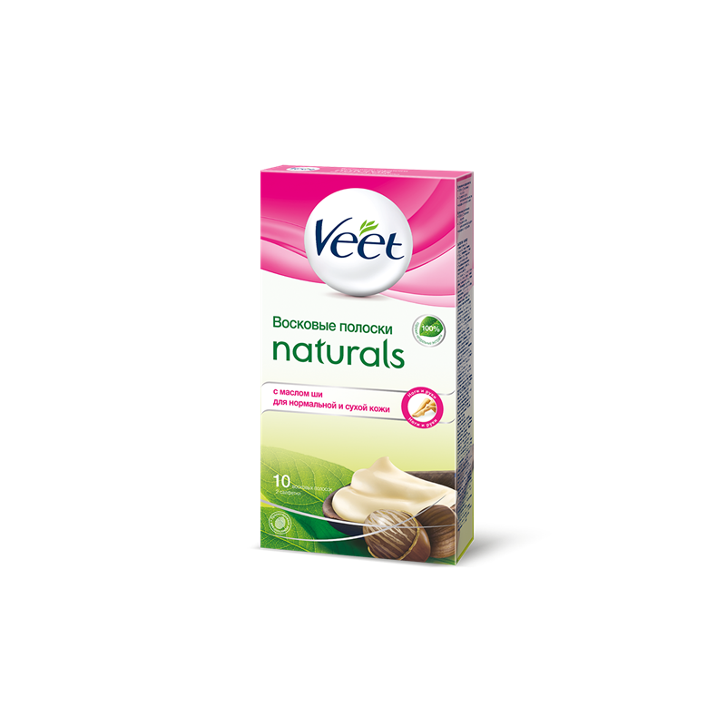 Buy Veet (viit) wax strips with shea butter No. 10