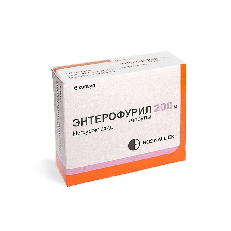 Buy Enterofuril capsules 200mg №16