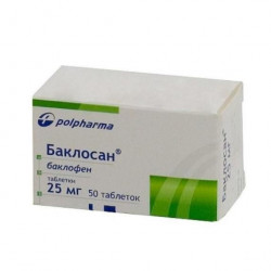 Buy Baclofen / baclosan / pills 25mg №50