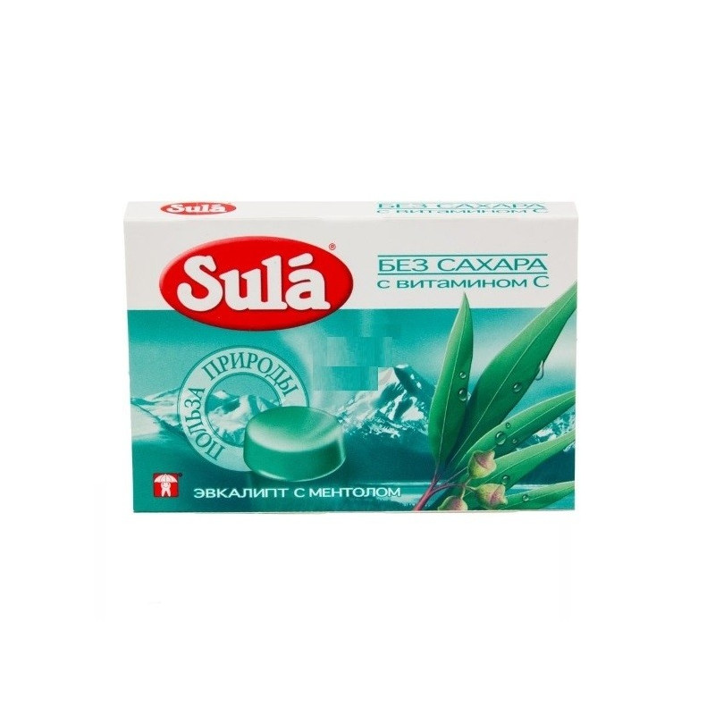 Buy Sula lollipops b / sah. eucalyptus and menthol 18g