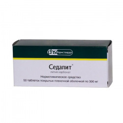 Buy Sedalite (lithium carbonate) tablets 300mg №50