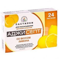 Buy Ajisept pastils lemon No. 24