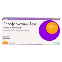 Buy Levofloxacin coated tablets 500mg №14