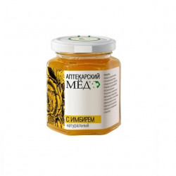 Buy Apothecary natural honey with ginger 250g