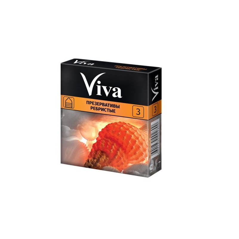 Buy Viva ribbed condoms №3