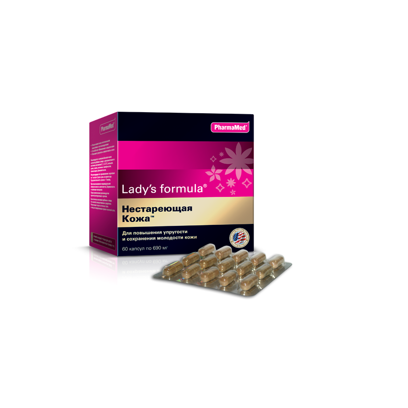 Buy Lady-with the formula ageless skin capsules No. 60