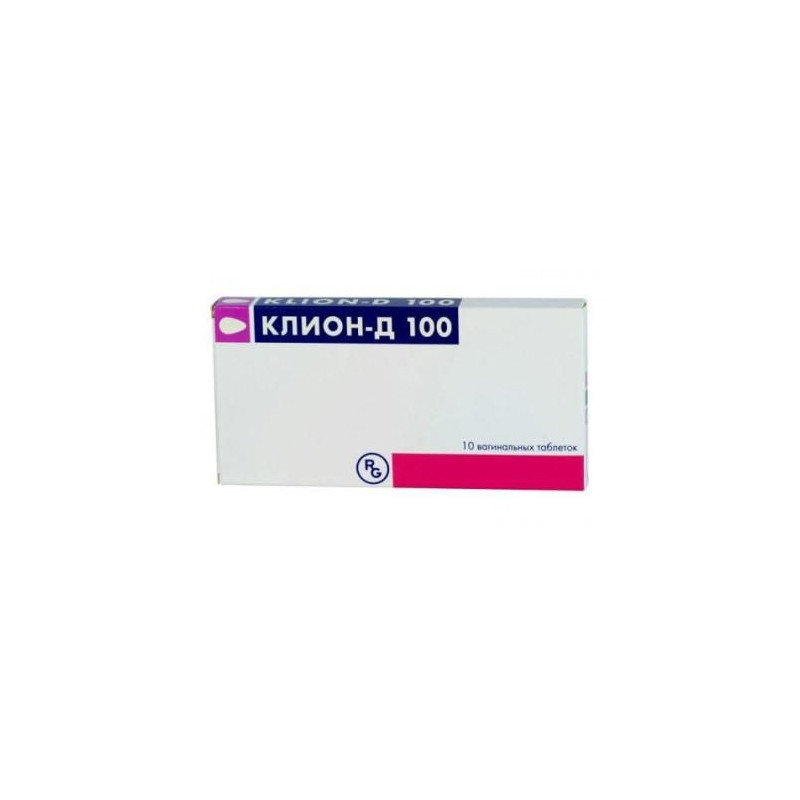 Buy Klion D vaginal tablets 100mg / 100mg №10