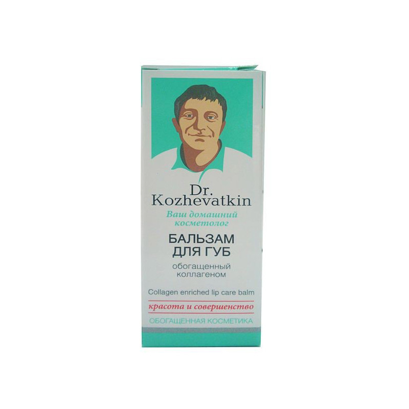Buy Doctor Kozhevatkin lip balm 6g silk peptides