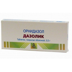 Buy Dazolik tablets 500mg №10