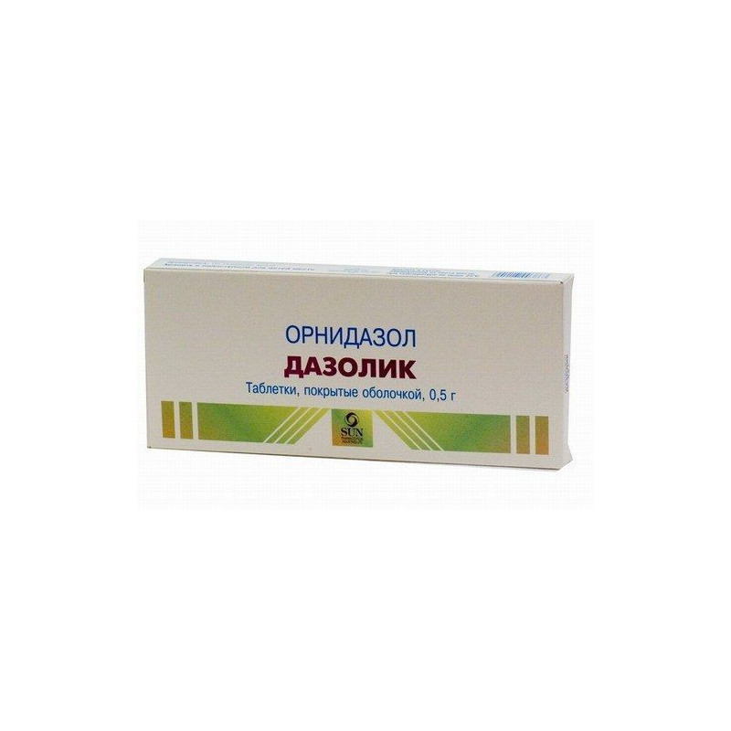 Buy Dazolik tablets 500mg №10