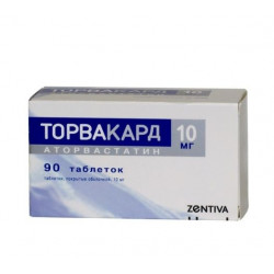 Buy Torvakard tablets 10 mg No. 90