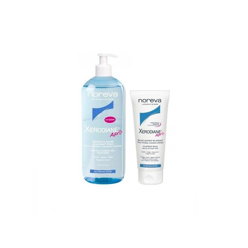 Buy Noreva (noreva) xerodian ar + set of soft cleansing gel 745ml + balm 200ml
