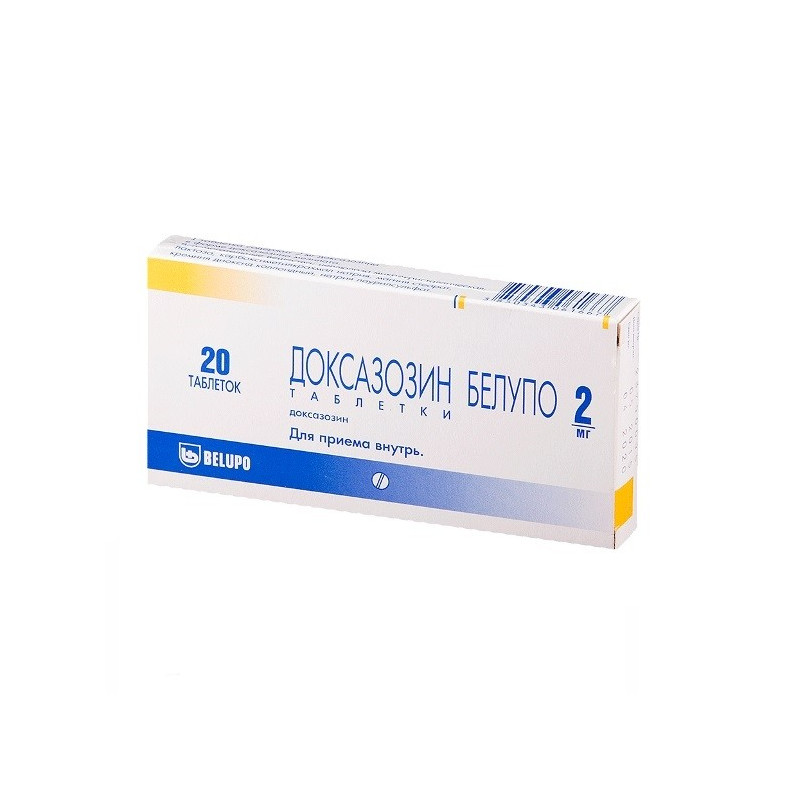 Buy Doxazosin tablets 2 mg number 20
