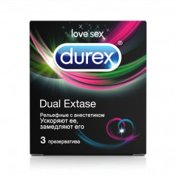 Buy Durex condoms dual extase №3