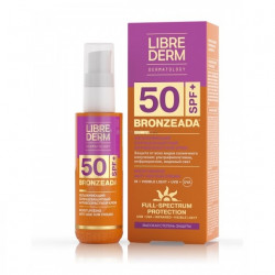 Buy Librederm (libriderm) bronziada sunscreen cream anti-age spf50 bottle 50ml