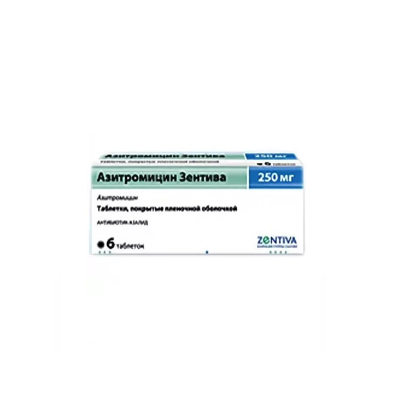 Buy Azithromycin tablets 250mg №6