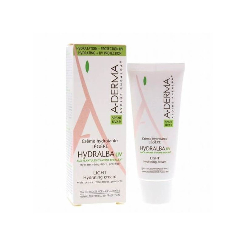 Buy A-derma (a-derma) hydralba uv light moisturizing cream 40ml