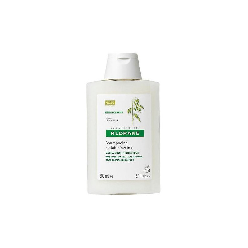 Buy Klorane (Kloran) shampoo with oat's milk, ultra-soft 200ml